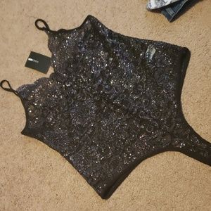 Glitter Lace Bodysuit